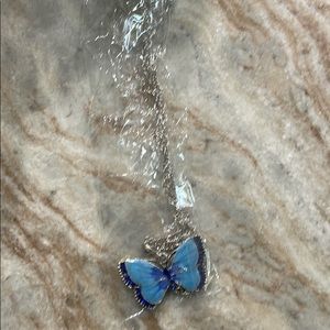Kids butterfly necklace